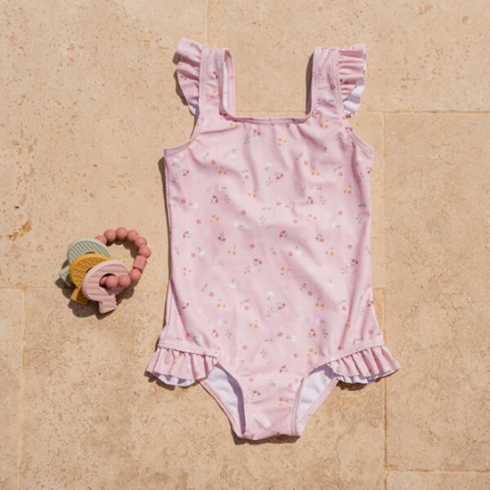 Maudymosi kostiumas "Little Pink Flowers", 62/68