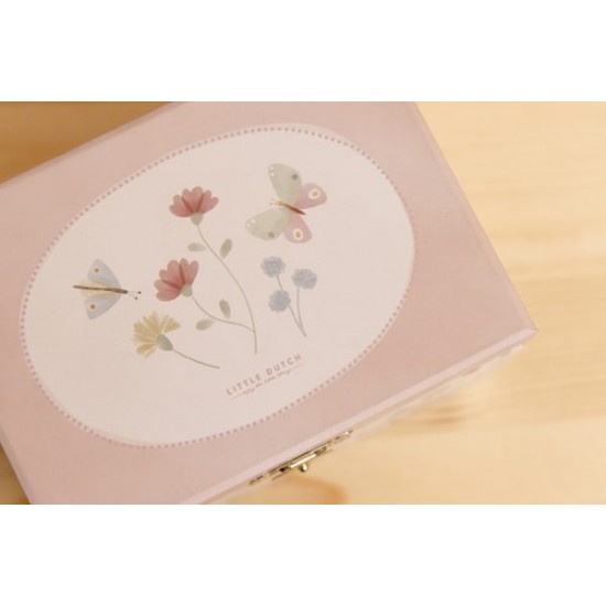 Muzikinė papuošalų dėžutė "Flowers & Butterflies"